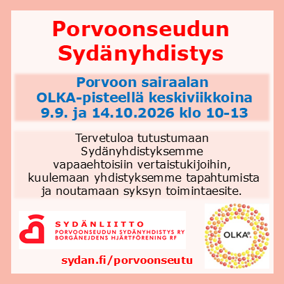 Porvoonseudun Sydänyhdistys / Borgånejdens Hjärtförening Rf