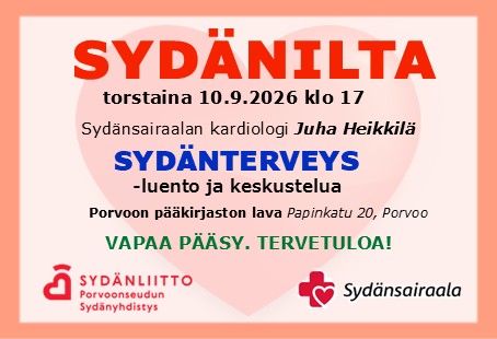 Porvoonseudun Sydänyhdistys / Borgånejdens Hjärtförening Rf