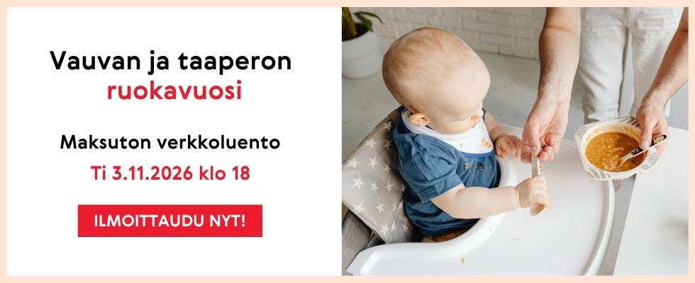 3.11. verkkoluento: Vauvan ja taaperon ruokavuosi